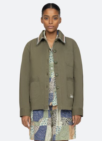 Outerwear Women Army Reliable Louie Jacket Sea New York