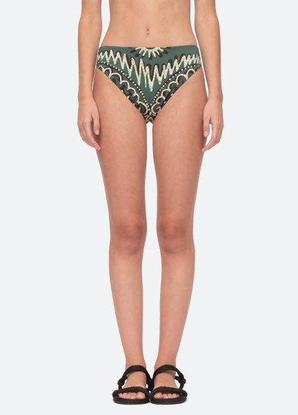 Cheap Green Charlough Bikini Bottom Sea New York Swimwear Women