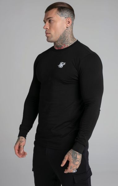 Black Essential Sweatshirt Hoodies Sik Silk Men