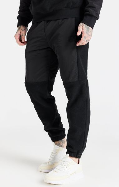 Trousers Sik Silk Men Black Hybrid Pro Cuff Pant