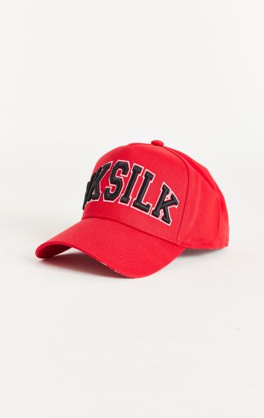 Men Sik Silk Red Cap Headwear