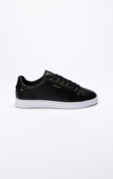 Sik Silk Trainers Women Black Low-Top Casual Trainer